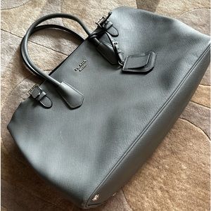 Prada tote in dove grey